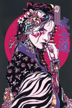 "YAKUZAGĀRU" T-Shirt Schwarz Von NEOMACHI -Forbunrs Geschaft 525871d