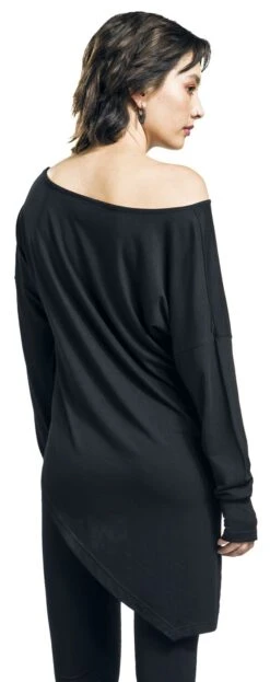 "Junk Food Queen" Langarmshirt Schwarz Von Sesamstraße -Forbunrs Geschaft 526298wb