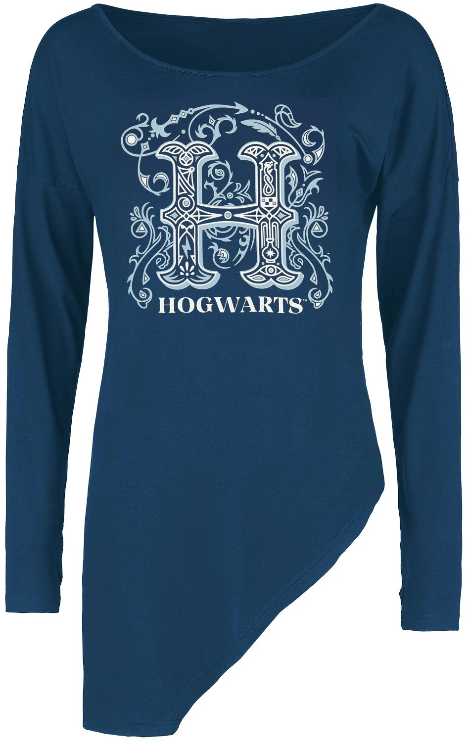 "Hogwarts" Langarmshirt Blau Von Harry Potter 4 "Hogwarts" Langarmshirt Blau Von Harry Potter – Bild 2
