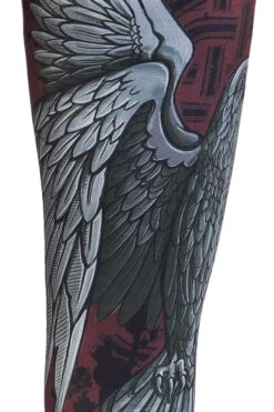 "Leggings Mit Rabenprint" Leggings Rot Von Black Premium By EMP -Forbunrs Geschaft 526631d