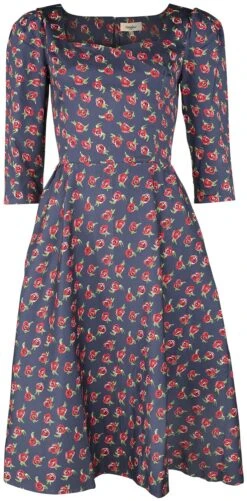 "Isabella Dress" Mittellanges Kleid Multicolor Von Timeless London