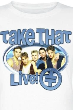 "The Party Tour" T-Shirt Weiß Von Take That -Forbunrs Geschaft 527510d