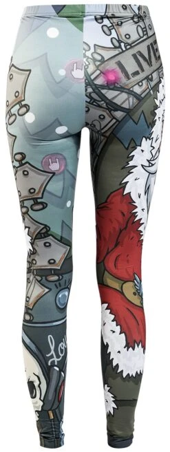 "X-MAS Leggings" Leggings Schwarz Von Full Volume By EMP -Forbunrs Geschaft 527731b