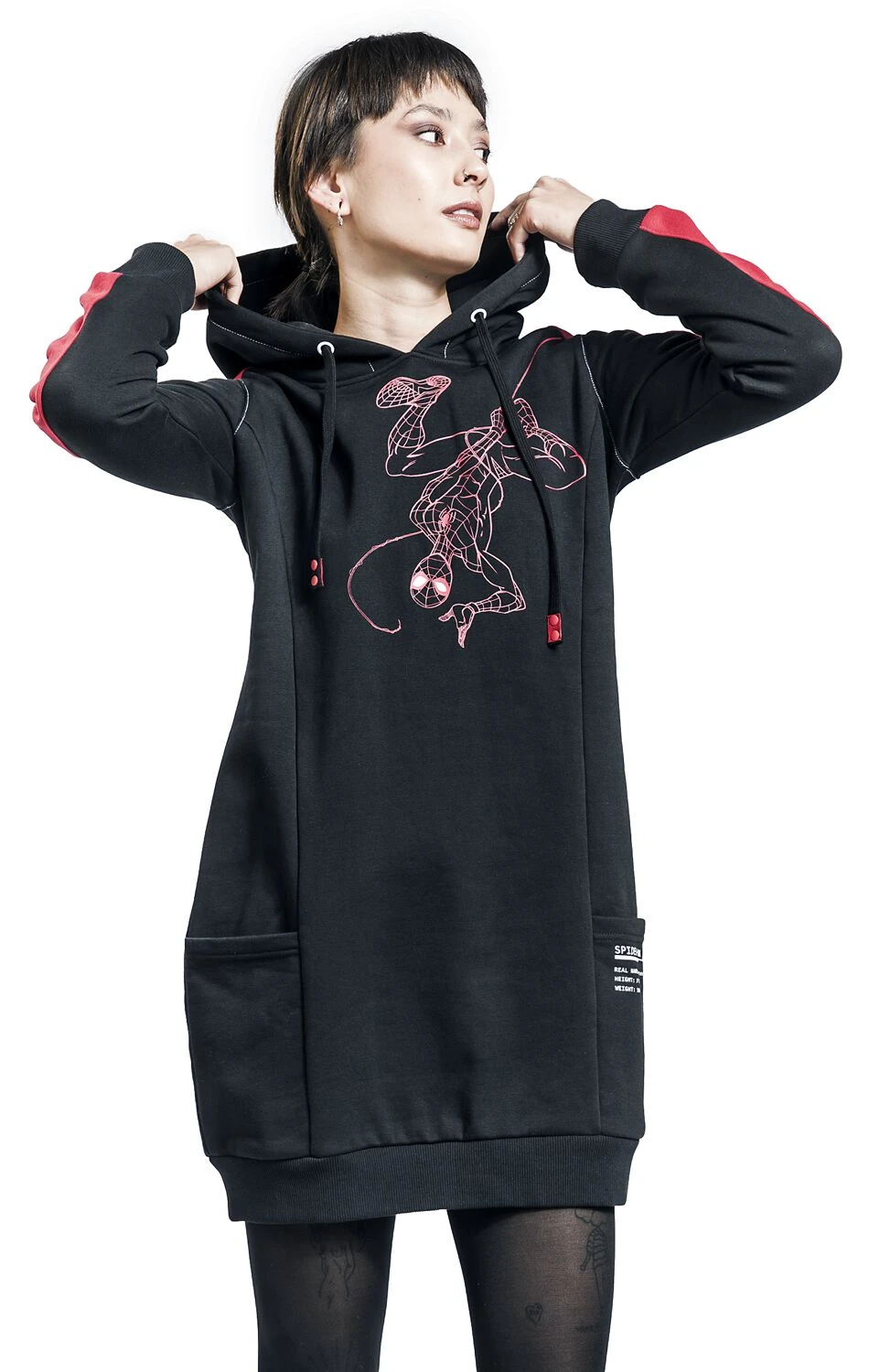 "Spider's Web" Kurzes Kleid Schwarz Von Spider-Man 6 "Spider's Web" Kurzes Kleid Schwarz Von Spider-Man – Bild 4