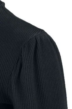 "Longsleeve Mit Ballonärmeln" Langarmshirt Schwarz Von Black Premium By EMP -Forbunrs Geschaft 528296d2