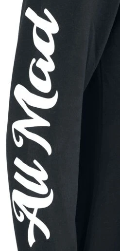 "All Mad" Mittellanges Kleid Schwarz Von Alice Im Wunderland -Forbunrs Geschaft 528943d2