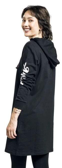 "All Mad" Mittellanges Kleid Schwarz Von Alice Im Wunderland -Forbunrs Geschaft 528943wb