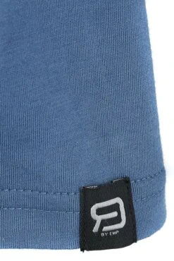 "T-Shirt Mit Bordüre Und Knopfverschluss" T-Shirt Blau Von RED By EMP -Forbunrs Geschaft 529174d2