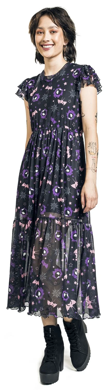 "Nebulak" Langes Kleid Multicolor Von Pokémon 6 "Nebulak" Langes Kleid Multicolor Von Pokémon – Bild 4