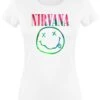 "Smiley Rainbow" T-Shirt Weiß Von Nirvana -Forbunrs Geschaft 530968a