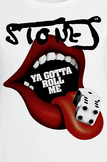 "The Rolling Stones" T-Shirt Weiß Von The Rolling Stones 5 "The Rolling Stones" T-Shirt Weiß Von The Rolling Stones – Bild 3