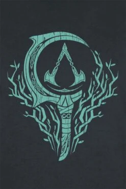 "Valhalla - Sickle Symbol" Mittellanges Kleid Schwarz Von Assassin's Creed -Forbunrs Geschaft 532789d