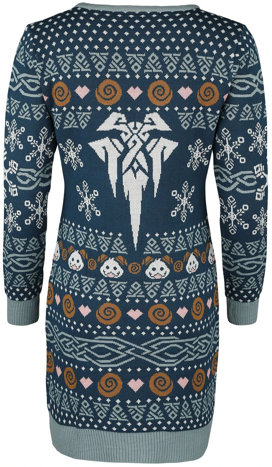 "Poro" Mittellanges Kleid Multicolor Von League Of Legends 4 "Poro" Mittellanges Kleid Multicolor Von League Of Legends – Bild 2