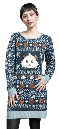 "Poro" Mittellanges Kleid Multicolor Von League Of Legends 10 "Poro" Mittellanges Kleid Multicolor Von League Of Legends -Forbunrs Geschaft 533004wa