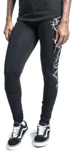 "Leggings Mit Runen Print" Leggings Schwarz Von Black Premium By EMP -Forbunrs Geschaft 534382wa