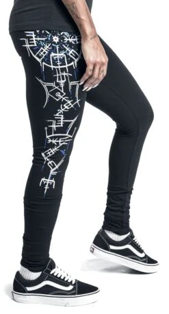 "Leggings Mit Runen Print" Leggings Schwarz Von Black Premium By EMP -Forbunrs Geschaft 534382wa2