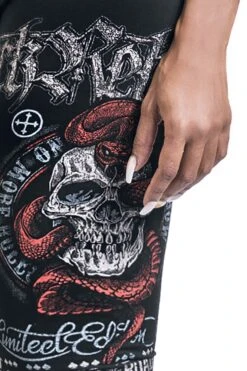 "Rock Rebel By EMP" Leggings Schwarz/rot Von Rock Rebel By EMP -Forbunrs Geschaft 534423d