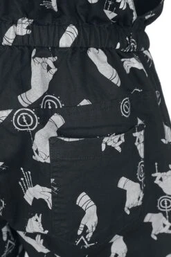 "Latzhose Mit Alloverprint" Latzhose Schwarz Von Gothicana By EMP 14 "Latzhose Mit Alloverprint" Latzhose Schwarz Von Gothicana By EMP -Forbunrs Geschaft 534556d3