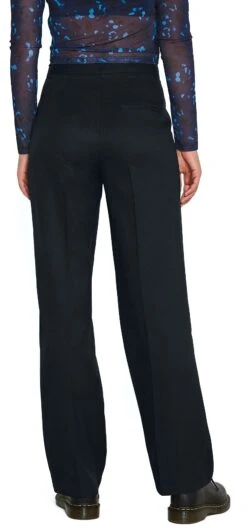 "NMDREWIE HW STRAIGHT PANTS KO NOOS" Stoffhose Schwarz Von Noisy May -Forbunrs Geschaft 535333wb