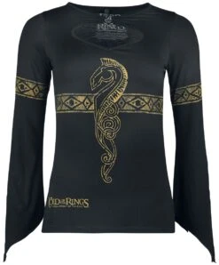"Horse Of Rohan" Langarmshirt Schwarz Von Der Herr Der Ringe