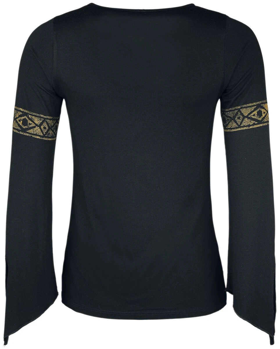 "Horse Of Rohan" Langarmshirt Schwarz Von Der Herr Der Ringe 4 "Horse Of Rohan" Langarmshirt Schwarz Von Der Herr Der Ringe – Bild 2