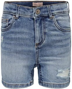 "Blush Denim Short" Short Blau Von Kids ONLY