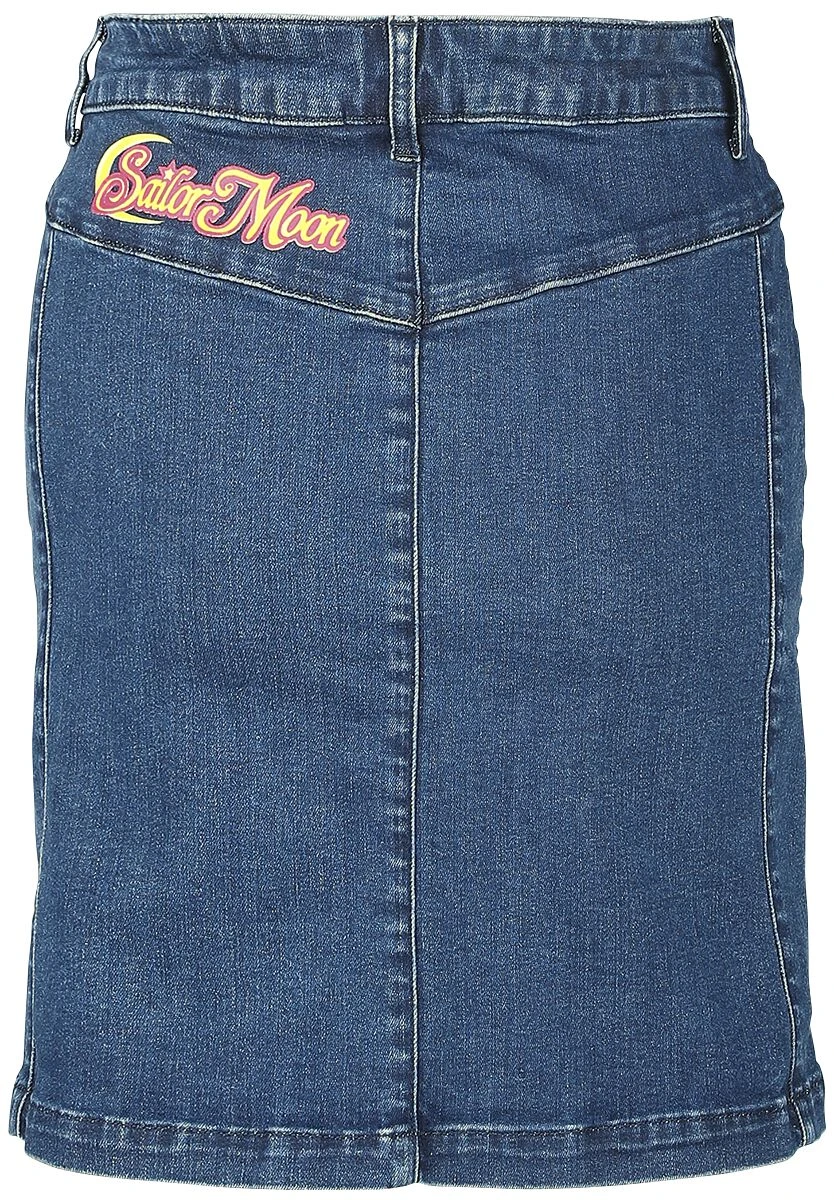 "Luna & Artemis" Kurzer Rock Blau Von Sailor Moon 3 "Luna & Artemis" Kurzer Rock Blau Von Sailor Moon – Bild 2