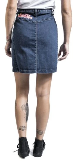 "Luna & Artemis" Kurzer Rock Blau Von Sailor Moon 10 "Luna & Artemis" Kurzer Rock Blau Von Sailor Moon -Forbunrs Geschaft 538280wb