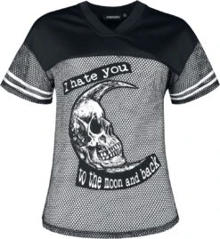 "To The Moon And Back Tee" T-Shirt Schwarz/weiß Von Jawbreaker