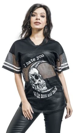 "To The Moon And Back Tee" T-Shirt Schwarz/weiß Von Jawbreaker -Forbunrs Geschaft 538986wa