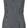 "Pinstripe Spider Web Dress" Kurzes Kleid Schwarz/weiß Von Jawbreaker -Forbunrs Geschaft 538994a