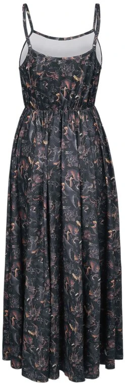 "Paradise Lost Dress" Langes Kleid Multicolor Von Jawbreaker -Forbunrs Geschaft 539035b