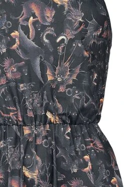 "Paradise Lost Dress" Langes Kleid Multicolor Von Jawbreaker -Forbunrs Geschaft 539035d
