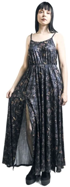 "Paradise Lost Dress" Langes Kleid Multicolor Von Jawbreaker -Forbunrs Geschaft 539035wa