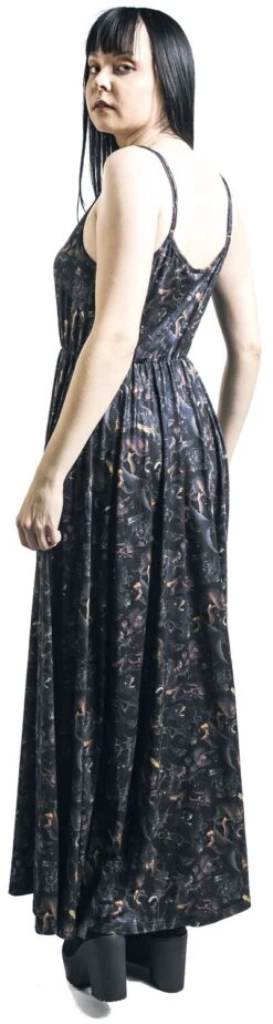 "Paradise Lost Dress" Langes Kleid Multicolor Von Jawbreaker -Forbunrs Geschaft 539035wb