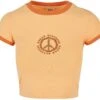 "Ladies Stretch Jersey Cropped Tee" T-Shirt Orange Von Urban Classics -Forbunrs Geschaft 540009a