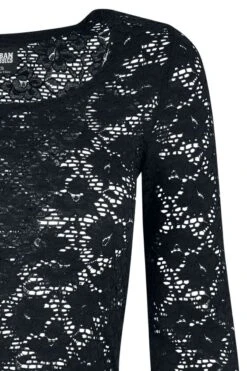"Ladies Cropped Lace Longsleeve" Langarmshirt Schwarz Von Urban Classics 9 "Ladies Cropped Lace Longsleeve" Langarmshirt Schwarz Von Urban Classics -Forbunrs Geschaft 540021d
