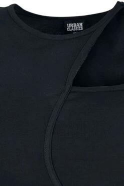 "Ladies Cut Out Dress" Kurzes Kleid Schwarz Von Urban Classics -Forbunrs Geschaft 540534d