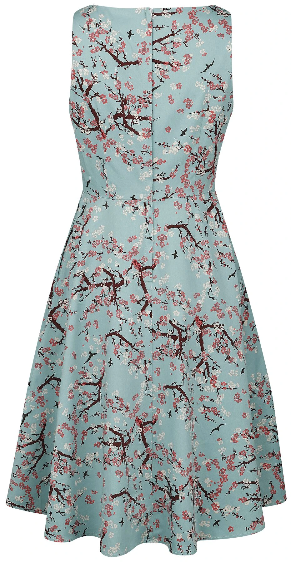 "Flower Scent Fit & Flare Dress" Mittellanges Kleid Multicolor Von Banned Retro 4 "Flower Scent Fit & Flare Dress" Mittellanges Kleid Multicolor Von Banned Retro – Bild 2