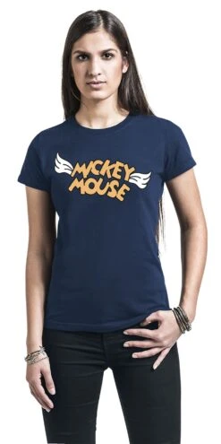 "Wings" T-Shirt Blau Von Mickey Mouse -Forbunrs Geschaft 541847wa