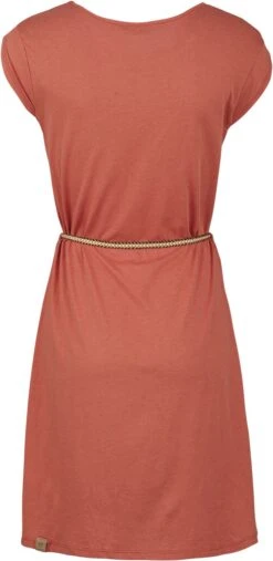 "MANNDY DRESS ORGANIC" Mittellanges Kleid Braun Von Ragwear -Forbunrs Geschaft 542114b