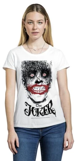 "The Joker" Trikot Weiß Von Batman -Forbunrs Geschaft 542115wa