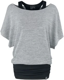 "Jean" T-Shirt Schwarz/grau Von Forplay -Forbunrs Geschaft 542201c