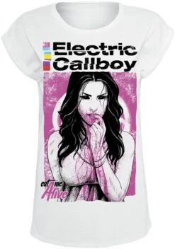 "Eat Me Alive" T-Shirt Weiß Von Electric Callboy