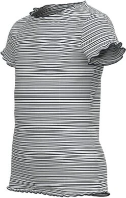 "Emma Slim Top" T-Shirt Schwarz/weiß Von Name It -Forbunrs Geschaft 544242c