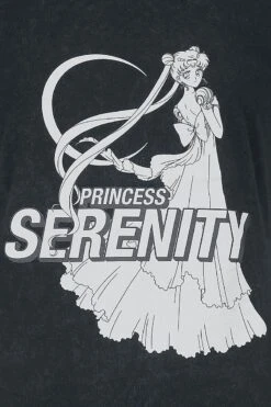 "Princess Serenity" T-Shirt Schwarz Von Sailor Moon -Forbunrs Geschaft 544280d