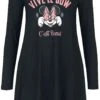 "Vive Le Bow" Mittellanges Kleid Schwarz Von Mickey Mouse -Forbunrs Geschaft 546273a