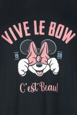 "Vive Le Bow" Mittellanges Kleid Schwarz Von Mickey Mouse -Forbunrs Geschaft 546273d