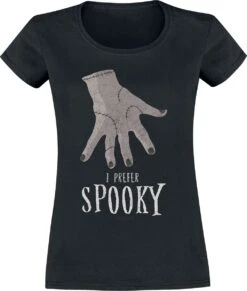 "Spooky" T-Shirt Schwarz Von Wednesday