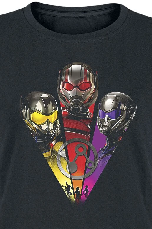 "Ant-Man And The Wasp - Quantumania - Hero Cutouts" T-Shirt Schwarz Von Ant-Man 4 "Ant-Man And The Wasp - Quantumania - Hero Cutouts" T-Shirt Schwarz Von Ant-Man – Bild 2